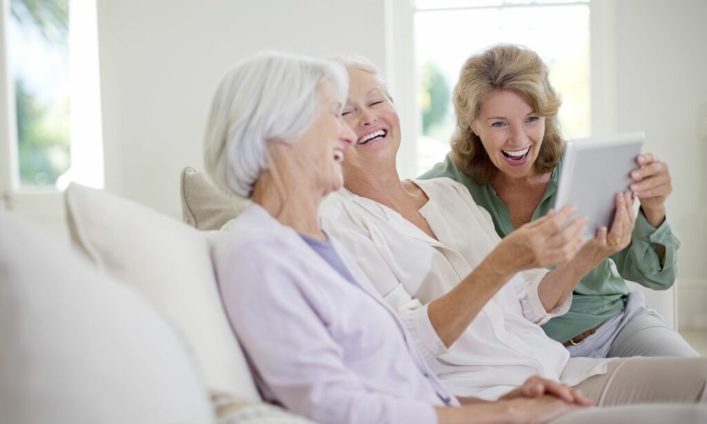 Happy Post Menopausal Women