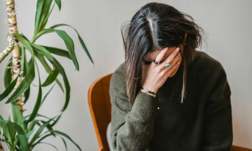 Exhausted Sad Perimenopause