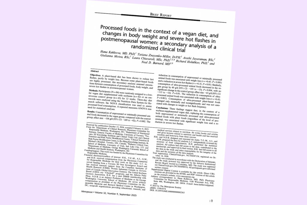 Vegan Diet Menopause
